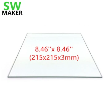 SWMAKER 2pcs Velleman GP8200 Replacement borosilicat Glass Bed Panel for 3D Printer (K8200) 8.46 x 8.46" (215x215mm)
SWMAKER 2pcs Velleman GP8200 Replacement borosilicat Glass Bed Panel for 3D Printer (K8200) 8.46 x 8.46" (215x215mm)