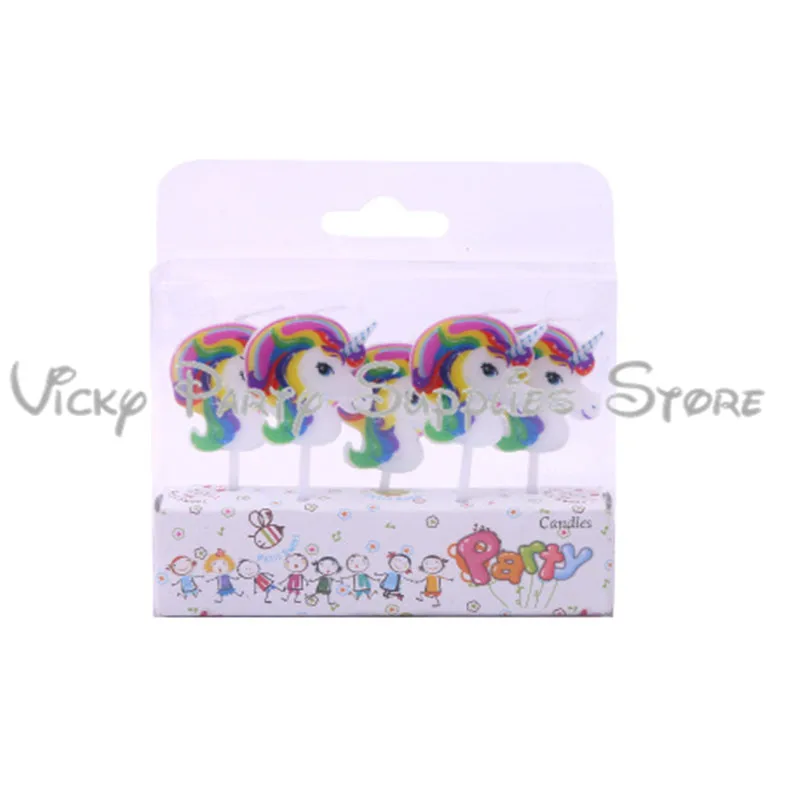 5pcs/lot Unicorn Theme Cartoon Party Candle Party Candle Birthday Party Candle Set Baby Shower Party Supplies Decorations
5pcs/lot Unicorn Theme Cartoon Party Candle Party Candle Birthday Party Candle Set Baby Shower Party Supplies Decorations