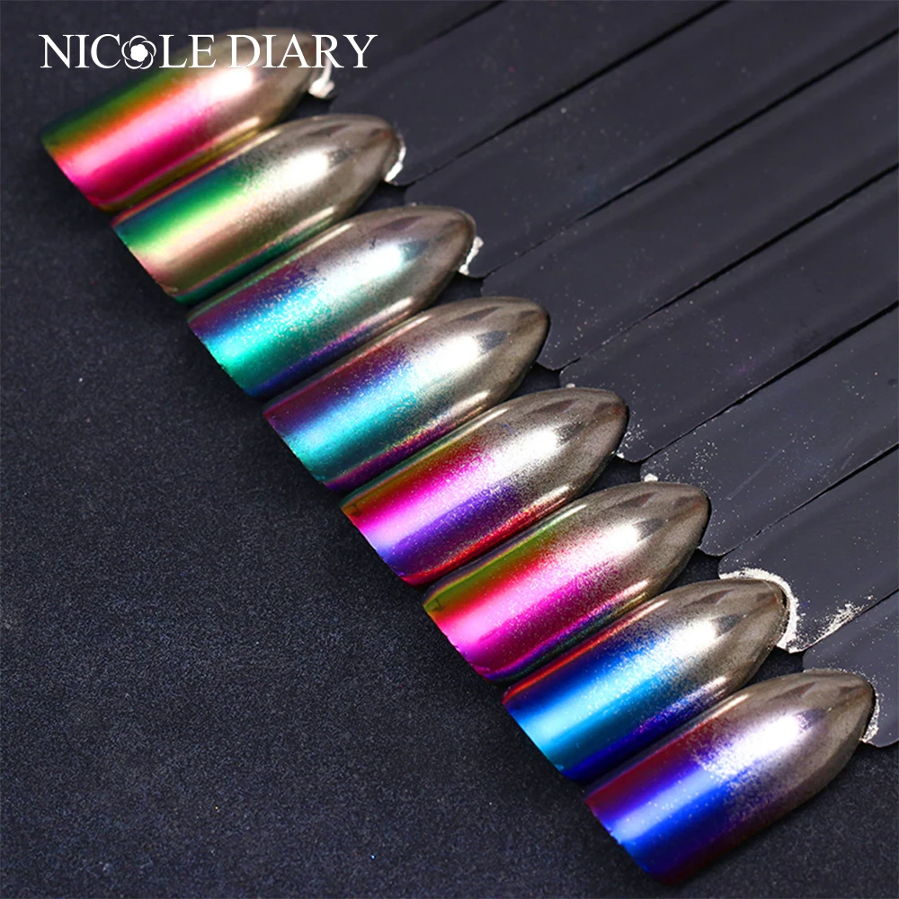 2 Boxes NICOLE DIARY Gradient Chameleon & Silver Mirror Powder Manicure Glitter Dust for Nails Nail Art Chrome Pigment
2 Boxes NICOLE DIARY Gradient Chameleon & Silver Mirror Powder Manicure Glitter Dust for Nails Nail Art Chrome Pigment