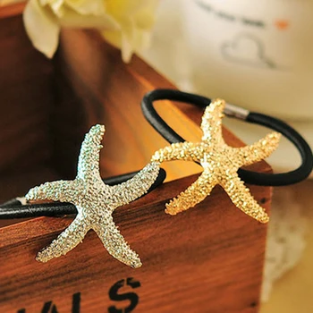 20pcsSummer Style Newest Fashion Cute Starfish Hair Accesories Gold/ Silver Plated Elastic Sea Star Hair Bands Hair Rubber Bun
20pcsSummer Style Newest Fashion Cute Starfish Hair Accesories Gold/ Silver Plated Elastic Sea Star Hair Bands Hair Rubber Bun