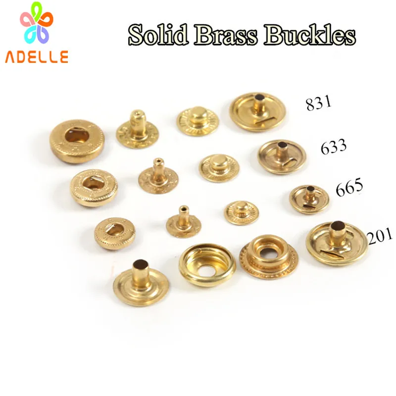 100 Sets 8/10/12.5/15mm Solid Brass Snap clasp snap Fastener Popper Press Stud Buckle 831/665/633 Leathercraft free shipping
100 Sets 8/10/12.5/15mm Solid Brass Snap clasp snap Fastener Popper Press Stud Buckle 831/665/633 Leathercraft free shipping
