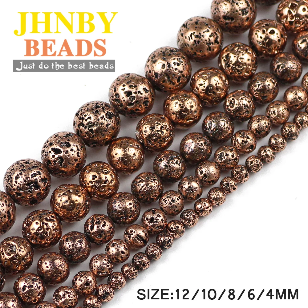 JHNBY Red bronze copper Natural Lava Stone Hematite 4/6/8/10/12MM Round Loose beads for Jewelry bracelets making DIY Accessories
JHNBY Red bronze copper Natural Lava Stone Hematite 4/6/8/10/12MM Round Loose beads for Jewelry bracelets making DIY Accessories