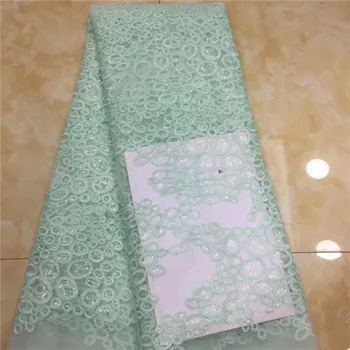 Sequined Style African High Quality Net Wedding Lace Fabric 2019 New Nigeria Sequins Guipure Tulle Sewing Evening Dress Material
Sequined Style African High Quality Net Wedding Lace Fabric 2019 New Nigeria Sequins Guipure Tulle Sewing Evening Dress Material