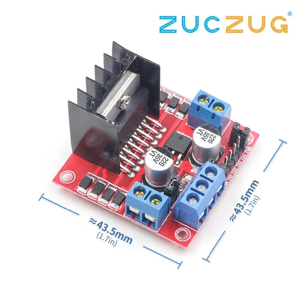1PCS New Dual H Bridge DC Stepper Motor Drive Controller Board Module L298N for Arduino
1PCS New Dual H Bridge DC Stepper Motor Drive Controller Board Module L298N for Arduino