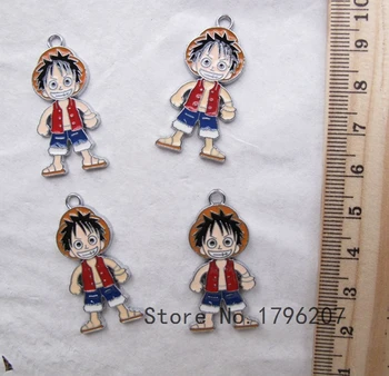 10 Pcs ONE PIECE Cartoon Charm Necklace/Bracelet/Earrings Pendants DIY Jewelry Making Accessories T-98
10 Pcs ONE PIECE Cartoon Charm Necklace/Bracelet/Earrings Pendants DIY Jewelry Making Accessories T-98
