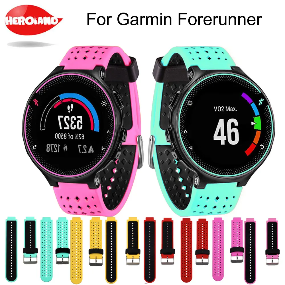 Soft Silicone Watch Strap Replacement Wrist Watch Band bracelet strap For Garmin Forerunner 220/230/235/620/630 watch Watchband
Soft Silicone Watch Strap Replacement Wrist Watch Band bracelet strap For Garmin Forerunner 220/230/235/620/630 watch Watchband