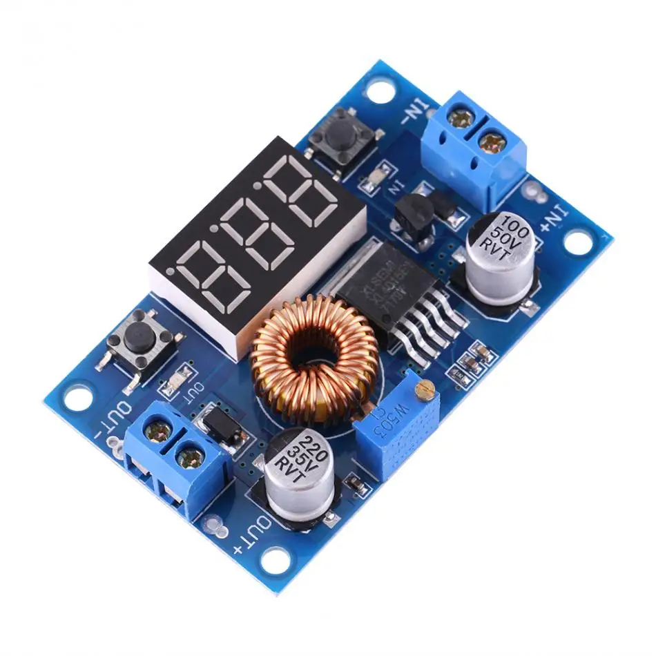 Original 5A DC to DC CC CV Lithium Battery Step down Charging Board Led Power Converter Lithium Charger Step Down Module
Original 5A DC to DC CC CV Lithium Battery Step down Charging Board Led Power Converter Lithium Charger Step Down Module