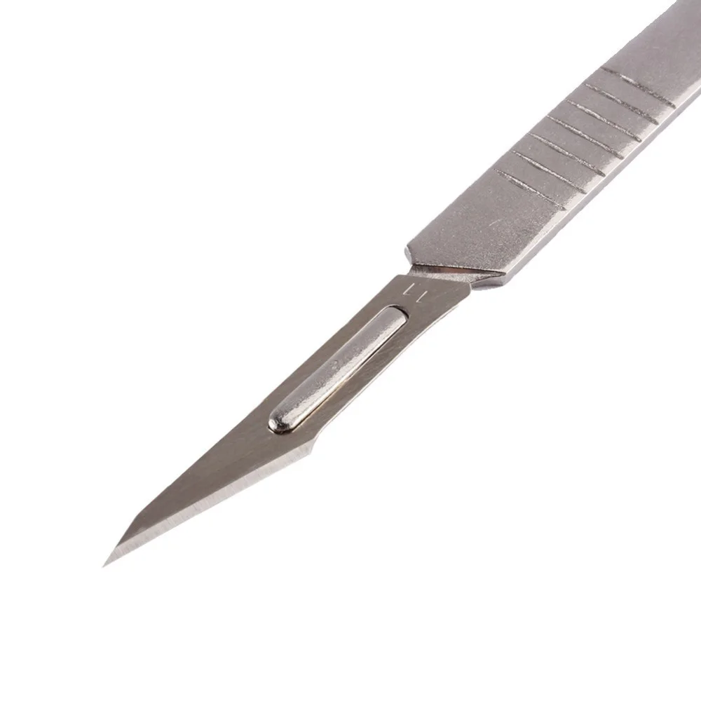 11 Surgical Scalpel Set Stainless Steel Handle with Carbon Steel Blades Scalpel Store