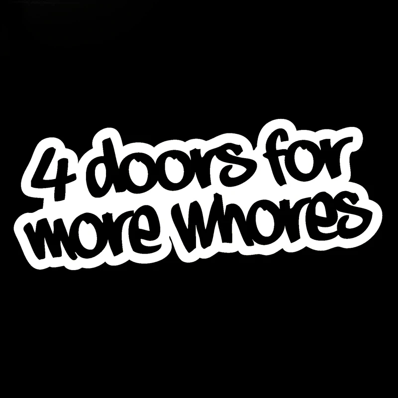 For More Whores Sticker Funny Car Styling Drift Jdm Truck Car Window Bumper Vinyl Graphics Decals Jdm
For More Whores Sticker Funny Car Styling Drift Jdm Truck Car Window Bumper Vinyl Graphics Decals Jdm