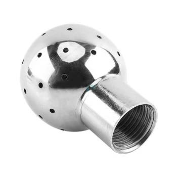 1-1/4" DN32 304 Stainless Steel Sanitary Weld 360 Degrees Fix Spray Ball Tank Cleaning Ball
1-1/4" DN32 304 Stainless Steel Sanitary Weld 360 Degrees Fix Spray Ball Tank Cleaning Ball