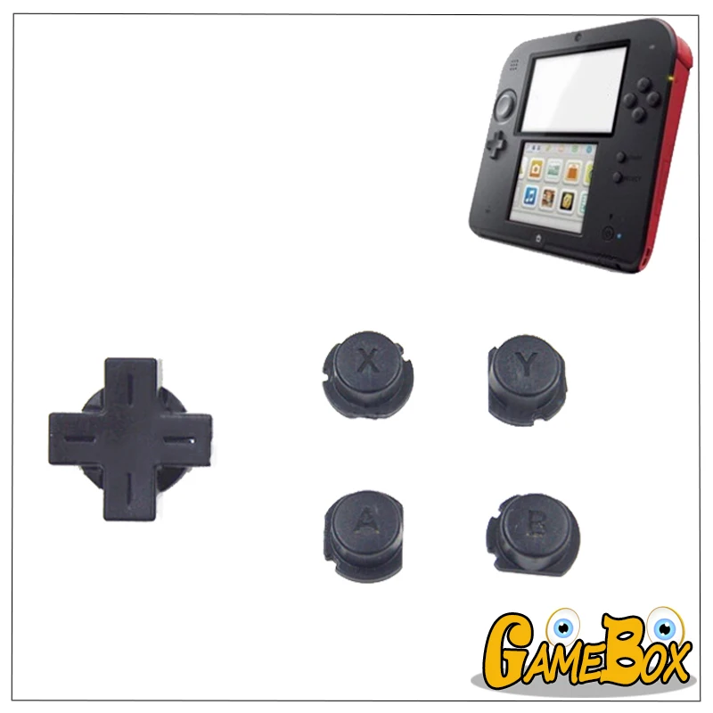 1set/5pcs Original Direction ABXY Button for Nintend 2DS Functional Button Cross Key For 2DS Game Console
1set/5pcs Original Direction ABXY Button for Nintend 2DS Functional Button Cross Key For 2DS Game Console