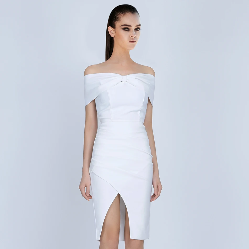 Adyce 2019 New Summer Women Bandage Dress Vestido White Slash Neck Celebrity Party Dress Elegant Off Shoulder Bodycon Club Dress
Adyce 2019 New Summer Women Bandage Dress Vestido White Slash Neck Celebrity Party Dress Elegant Off Shoulder Bodycon Club Dress