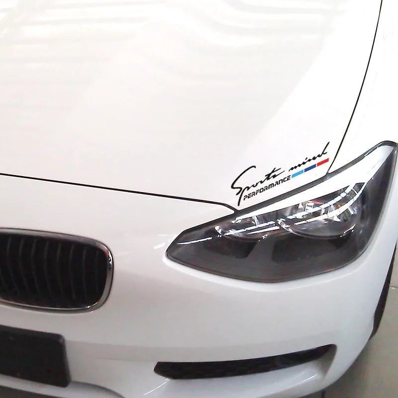 28*8cm Car Sticker Sports Mind by Performance Personalized Car Styling Sticker Vinyl Decal Reflective Sticker for BMW e46 e90
28*8cm Car Sticker Sports Mind by Performance Personalized Car Styling Sticker Vinyl Decal Reflective Sticker for BMW e46 e90