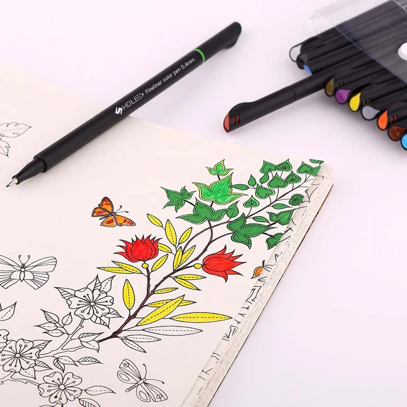 HENGHOME 12PCS/Set Fiber Marker Pen Fineliners Markers Sketch Drawing Art Painting Professional Felt Tip Fine Hook Line Pen
HENGHOME 12PCS/Set Fiber Marker Pen Fineliners Markers Sketch Drawing Art Painting Professional Felt Tip Fine Hook Line Pen