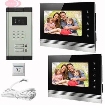 SUNFLOWERVDP Doorphone For Video Intercom Touch Button Door Monitor 7'' Color LCD 2 Monitor Infared Night Vision Home phone Kit
SUNFLOWERVDP Doorphone For Video Intercom Touch Button Door Monitor 7'' Color LCD 2 Monitor Infared Night Vision Home phone Kit