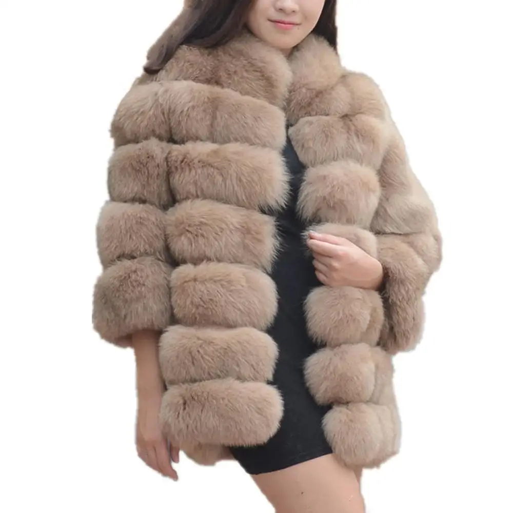 Women Winter Thick Warm Faux Fur Coat Overcoat Women Long Sleeve Stand Collar Faux Fur Jacket Luxury Winter Fur Coats Jackets
Women Winter Thick Warm Faux Fur Coat Overcoat Women Long Sleeve Stand Collar Faux Fur Jacket Luxury Winter Fur Coats Jackets