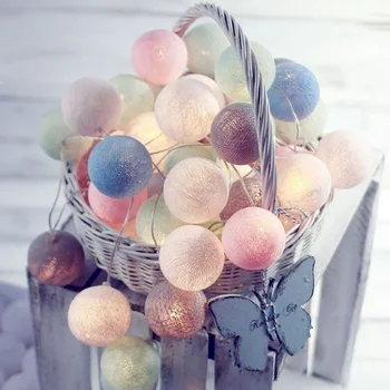 NEW 3m 20 Cotton Balls LED String Lights Battery DIY 6CM Garland Cotton Ball Light Chain Fairy Garland String Christmas Lights
NEW 3m 20 Cotton Balls LED String Lights Battery DIY 6CM Garland Cotton Ball Light Chain Fairy Garland String Christmas Lights