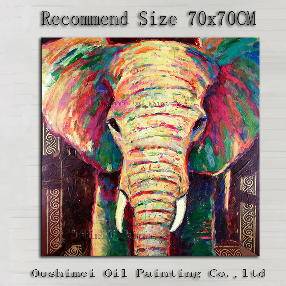 Skills Artist Hand-painted Abstract Animal Elephant Oil Painting On Canvas Modern Abstract Canvas Elephant Decorative Painting
Skills Artist Hand-painted Abstract Animal Elephant Oil Painting On Canvas Modern Abstract Canvas Elephant Decorative Painting