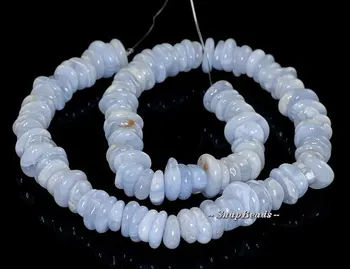 Chalcedony Blue Lace Agate Gemstone Rondelle Pebble 12X10MM Loose Beads 7.5 inch Half Strand (90119781-112)
Chalcedony Blue Lace Agate Gemstone Rondelle Pebble 12X10MM Loose Beads 7.5 inch Half Strand (90119781-112)