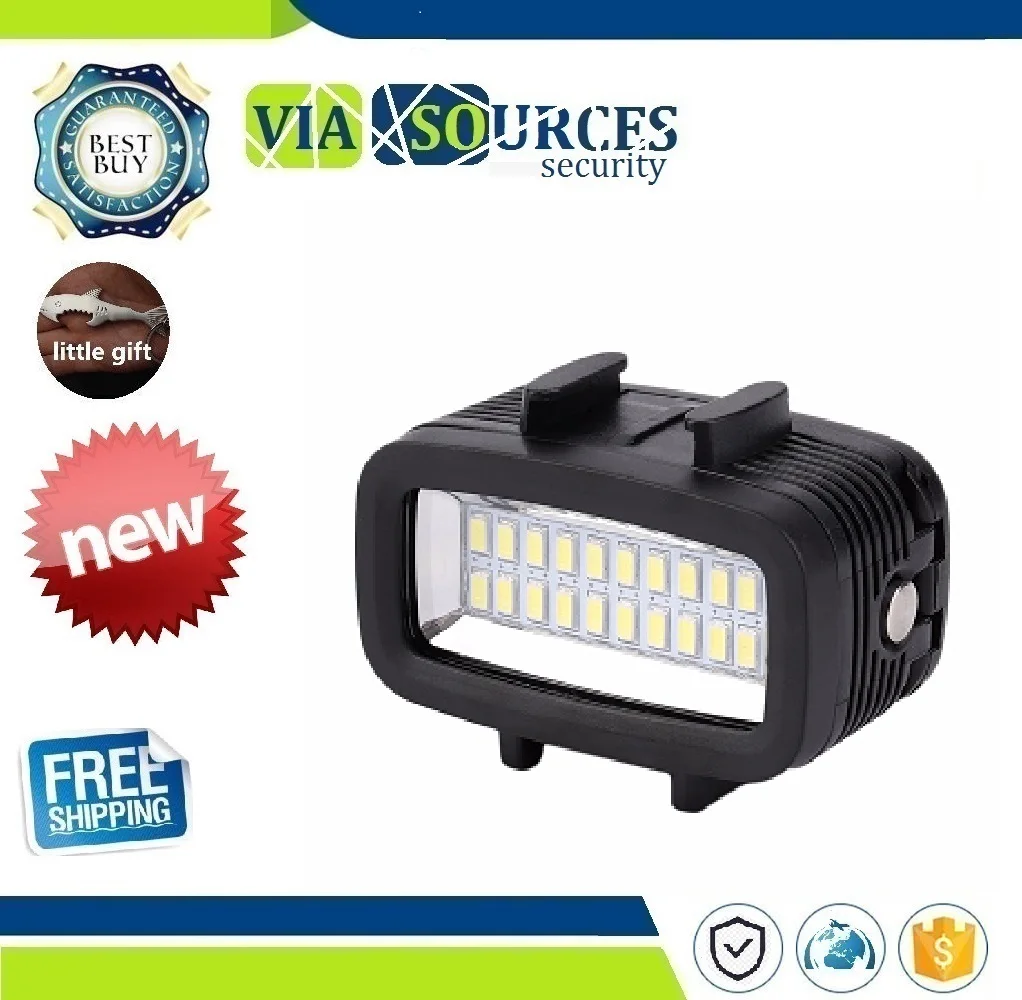 30M Waterproof Super Bright Underwater LED Video Light Action Camera Diving Lamp Suitable For GOPRO Black
30M Waterproof Super Bright Underwater LED Video Light Action Camera Diving Lamp Suitable For GOPRO Black