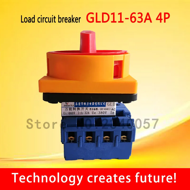 Load circuit breaker switch GLD11-25A/32A/40A/63A/80A/100A 4P main switch motorized rotary switch pad lock on-off power switch
Load circuit breaker switch GLD11-25A/32A/40A/63A/80A/100A 4P main switch motorized rotary switch pad lock on-off power switch