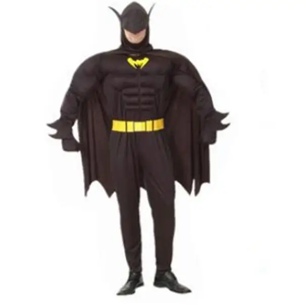 halloween batman costume super hero adult man fale costume 165-180cm muscle carinval birthday party gift jumpsuit+cloak+belt
halloween batman costume super hero adult man fale costume 165-180cm muscle carinval birthday party gift jumpsuit+cloak+belt