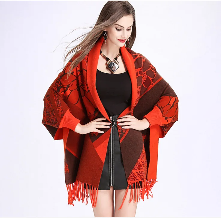9999 New Fashion Autumn new ladies sweater tassel cape shawl bat sleeve sweater Cardigan Coat Knitted Wraps
9999 New Fashion Autumn new ladies sweater tassel cape shawl bat sleeve sweater Cardigan Coat Knitted Wraps