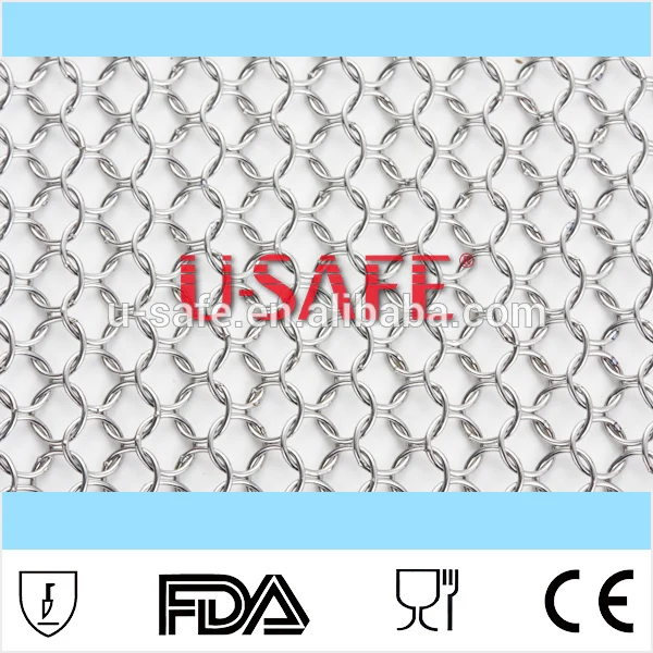 94cm width 100cm length 4mm chain mail stainless steel decorative mesh custom tailor metal fabic
94cm width 100cm length 4mm chain mail stainless steel decorative mesh custom tailor metal fabic