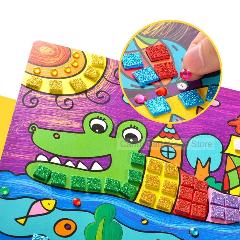 DIY Toys Metallic Mosaic Painting Mosaic Drawing Pictures Toy Diamond Mosaic Painting Preschool Learning Toys CQ2088H
DIY Toys Metallic Mosaic Painting Mosaic Drawing Pictures Toy Diamond Mosaic Painting Preschool Learning Toys CQ2088H