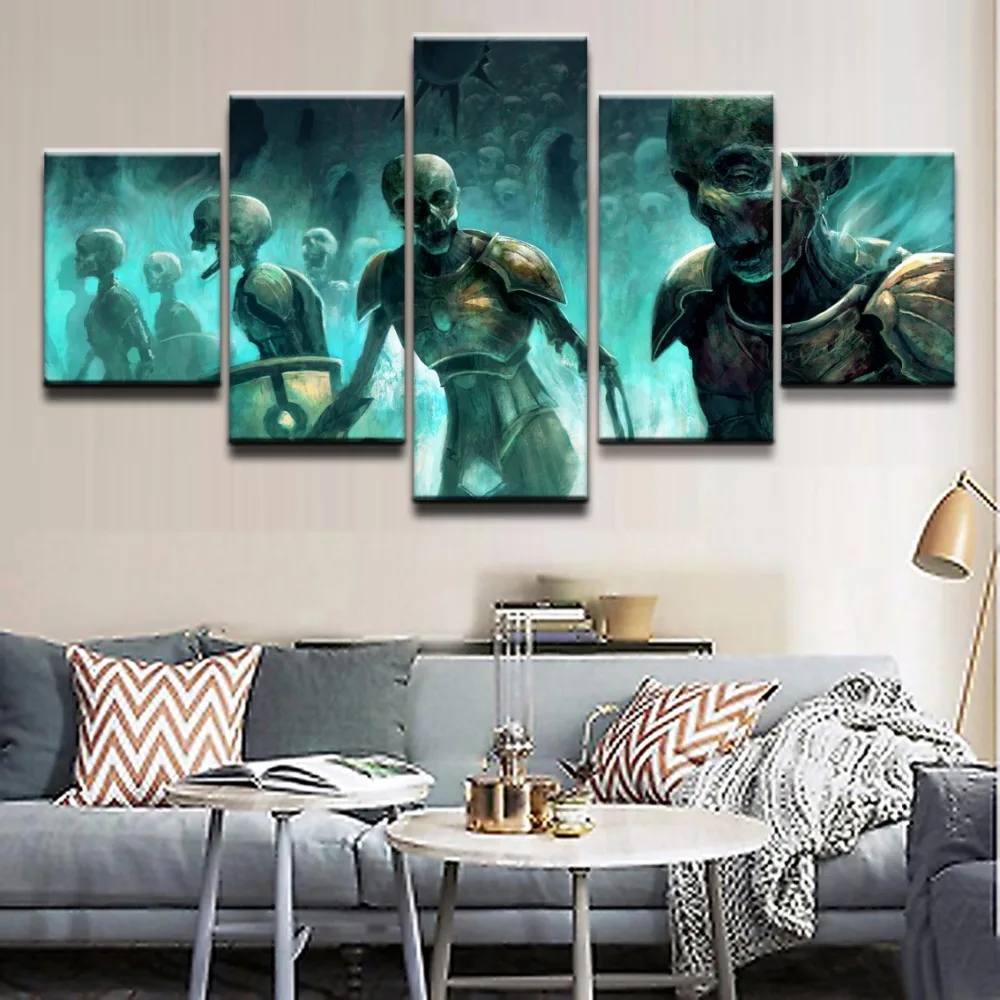 Canvas Home Decor Print Poster Living Room Framework 5 Pieces Game Gathering Magic Painting Skeleton Picture Painting Wall Art
Canvas Home Decor Print Poster Living Room Framework 5 Pieces Game Gathering Magic Painting Skeleton Picture Painting Wall Art