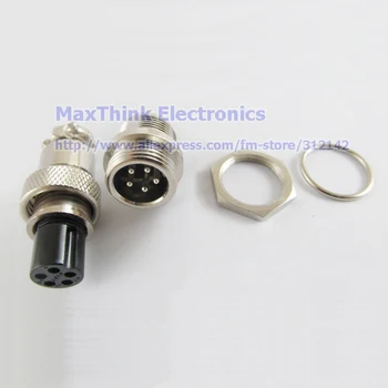XLR 5 Pins 12mm Audio Cable Connector Chassis Mount 5 Pin Plug Adapter, 25pcs , Free shipping
XLR 5 Pins 12mm Audio Cable Connector Chassis Mount 5 Pin Plug Adapter, 25pcs , Free shipping