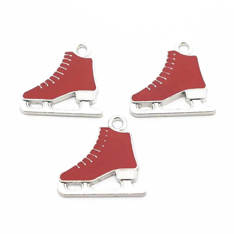 Newest 20pcs/lot Alloy silver red ice skates dangle charms lobster clasp hanging charm for bracelet&pendant hand made
Newest 20pcs/lot Alloy silver red ice skates dangle charms lobster clasp hanging charm for bracelet&pendant hand made
