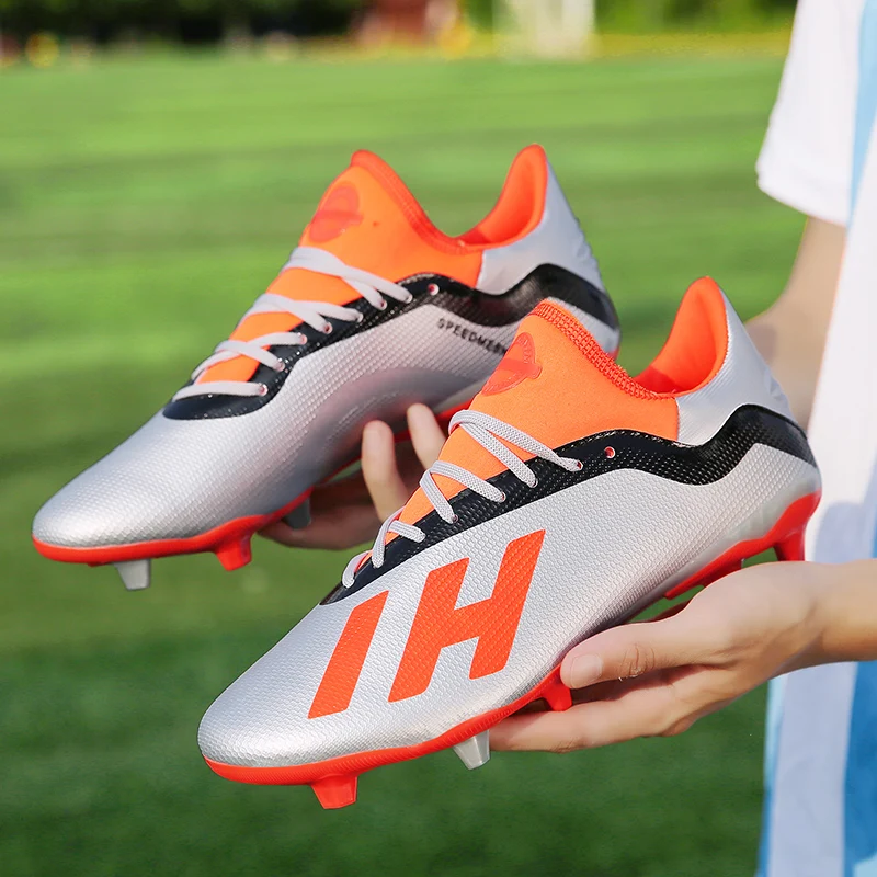 Fires Men Soccer Shoes Over Size 45 Trainning Sneakers Outdoor Soft Lawn Sport Shoes for Male Printing Pattern Football Shoes
Fires Men Soccer Shoes Over Size 45 Trainning Sneakers Outdoor Soft Lawn Sport Shoes for Male Printing Pattern Football Shoes