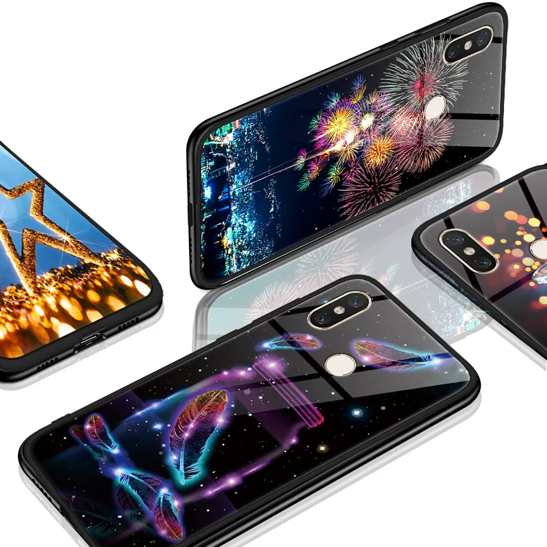 Tempered glass phone case Funda For TPU Xiaomi Redmi 5 5Plus Note 5 6 Pro S2 Cover Fireworks Luxury For Xiaomi Redmi note 5 Case
Tempered glass phone case Funda For TPU Xiaomi Redmi 5 5Plus Note 5 6 Pro S2 Cover Fireworks Luxury For Xiaomi Redmi note 5 Case