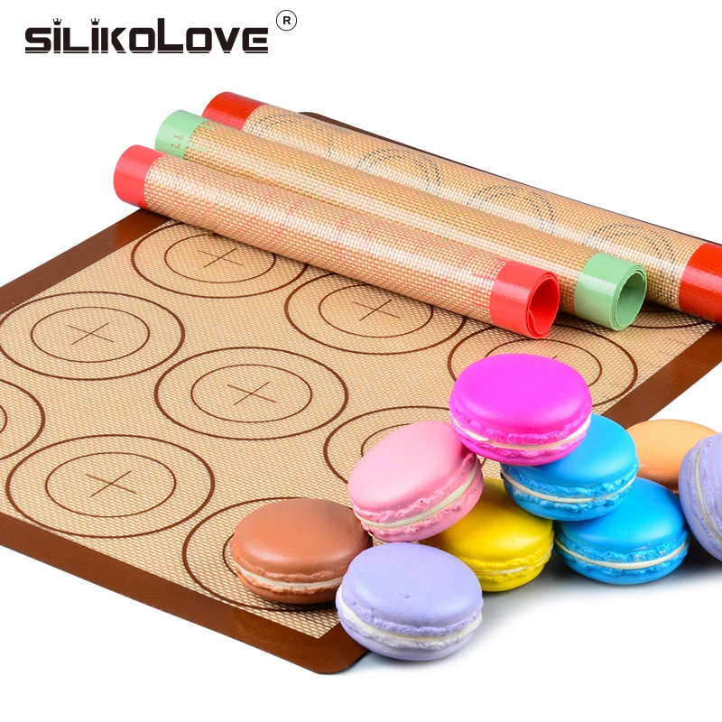 SILIKOLOVE Silicone Baking Mat Non-Stick Silicone Pad Macaron Sheet Bakeware pastry Tools Rolling Dough Mat for Baking
SILIKOLOVE Silicone Baking Mat Non-Stick Silicone Pad Macaron Sheet Bakeware pastry Tools Rolling Dough Mat for Baking