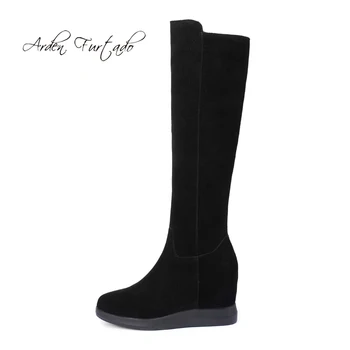 Arden Furtado 2019 autumn winter zipper wedges boots height increasing round toe knee high boots platform women's shoes ladies
Arden Furtado 2019 autumn winter zipper wedges boots height increasing round toe knee high boots platform women's shoes ladies