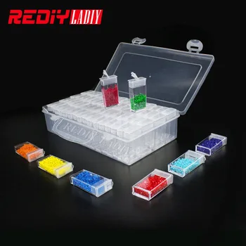 64PCS Box New Diamond Embroidery Tool Diamond Painting Beads Crafts Transparent Plastic Storage Box Jewelry Drill Storage Box
64PCS Box New Diamond Embroidery Tool Diamond Painting Beads Crafts Transparent Plastic Storage Box Jewelry Drill Storage Box