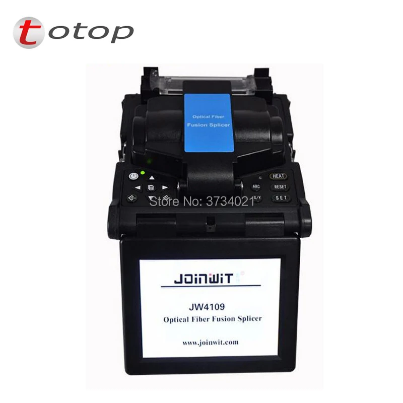 Fusion splicing machine JW4109 Optical Fiber Fusion Splicer Fiber Optic Equipment Fiber ARC Fusion Splicer English menu
Fusion splicing machine JW4109 Optical Fiber Fusion Splicer Fiber Optic Equipment Fiber ARC Fusion Splicer English menu