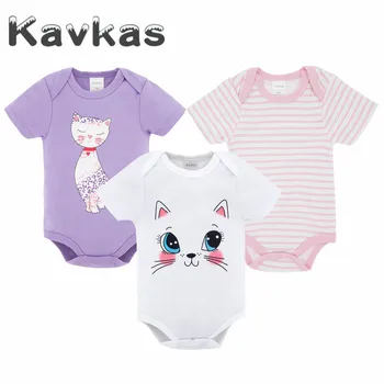 Kavkas New Baby Clothes Boy Girl 3pcs/lot Short Sleeve Jumpsuit Newborn Body Baby Clothing roupas de bebes Rompers
Kavkas New Baby Clothes Boy Girl 3pcs/lot Short Sleeve Jumpsuit Newborn Body Baby Clothing roupas de bebes Rompers