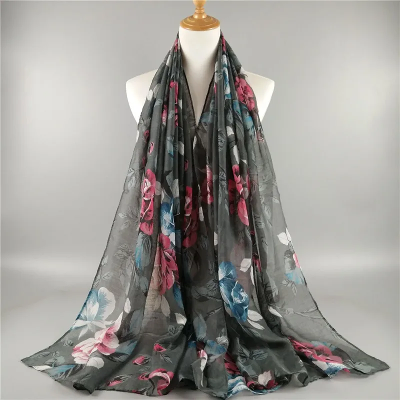 New Printed Floral Viscose Scarf Spring Autumn Women's Shawls Flower Long Soft Wraps Muslim Hijab 10pcs/lot
New Printed Floral Viscose Scarf Spring Autumn Women's Shawls Flower Long Soft Wraps Muslim Hijab 10pcs/lot