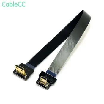 FPV 90 Degree Down Angled FPV Micro HDMI Male to Mini HDMI FPC Flat Cable 50cm for FPV HDTV Multicopter Aerial Photography
FPV 90 Degree Down Angled FPV Micro HDMI Male to Mini HDMI FPC Flat Cable 50cm for FPV HDTV Multicopter Aerial Photography