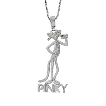 Micro Paved AAA Cubic Zirconia Bling Iced Out Ankh Cross Pink Panther Pendants Necklace for Men Hip Hop Rapper Jewelry
Micro Paved AAA Cubic Zirconia Bling Iced Out Ankh Cross Pink Panther Pendants Necklace for Men Hip Hop Rapper Jewelry