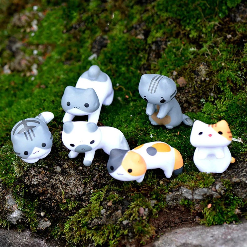 6pcs/set Mini Cat Miniature Figurine Toys Landscape Garden Decoration Cartoon Animals Statue Models Bonsai Garden Small Ornament
6pcs/set Mini Cat Miniature Figurine Toys Landscape Garden Decoration Cartoon Animals Statue Models Bonsai Garden Small Ornament