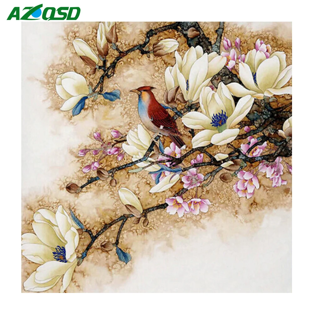 AZQSD 5D DIY Diamond Painting Bird Flowers Needlework Hobby Diamond Embroidery Mosaic Crafts Square Drill Full Home Decoration
AZQSD 5D DIY Diamond Painting Bird Flowers Needlework Hobby Diamond Embroidery Mosaic Crafts Square Drill Full Home Decoration