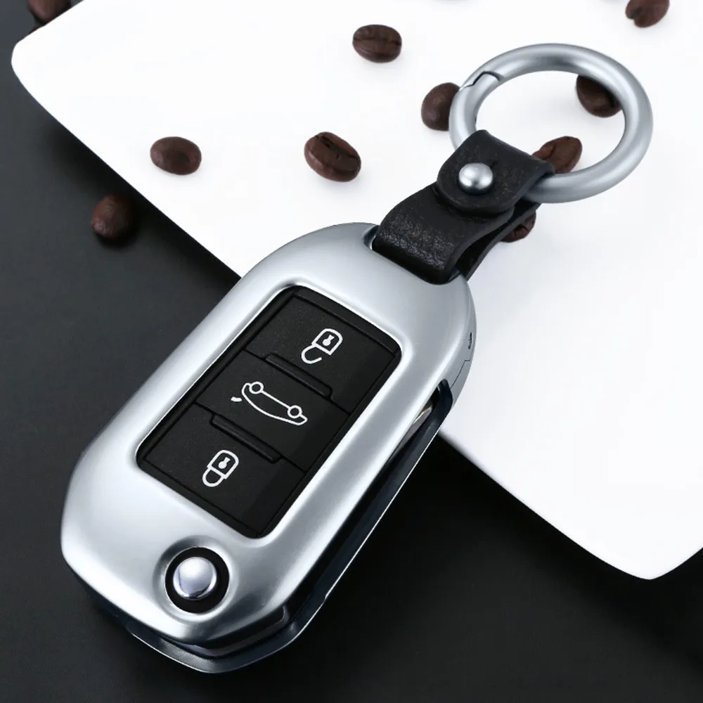 Car Alloy+Leather Car Folded Key Case Protective Key Cover Shell Bag For Peugeot 308 208 307 206 3008 Auto Accessoriers
Car Alloy+Leather Car Folded Key Case Protective Key Cover Shell Bag For Peugeot 308 208 307 206 3008 Auto Accessoriers
