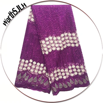 Embroidery Tulle African Lace Fabric 2018 High Quality French Cord Lace Fabric Magenta Purple Latest Lace Fabric With Stones
Embroidery Tulle African Lace Fabric 2018 High Quality French Cord Lace Fabric Magenta Purple Latest Lace Fabric With Stones