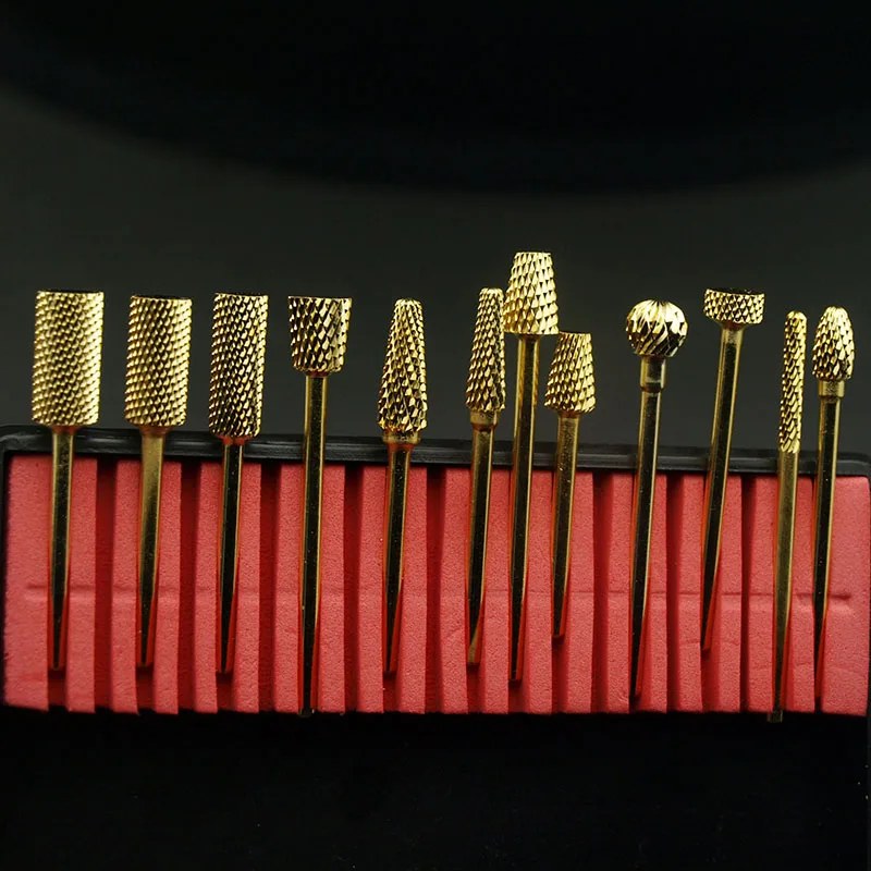 EasyNail 12 Types Golden Carbide Nail drill bits Burrs Metal Drill Bits Cuticle For Manicure Electric Nail Drill Accessories.
EasyNail 12 Types Golden Carbide Nail drill bits Burrs Metal Drill Bits Cuticle For Manicure Electric Nail Drill Accessories.