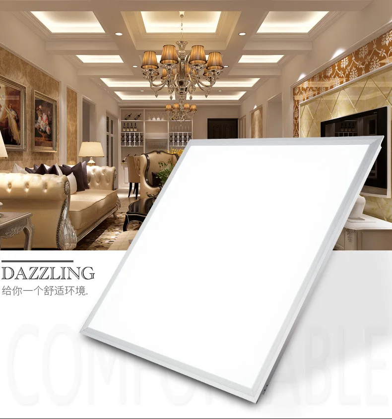36W 40W 72W Flat Square LED Panel Light 600x600 2x2 FT High Bright Ceiling Panel For Indoor Office Shop Drop Ceiling
36W 40W 72W Flat Square LED Panel Light 600x600 2x2 FT High Bright Ceiling Panel For Indoor Office Shop Drop Ceiling