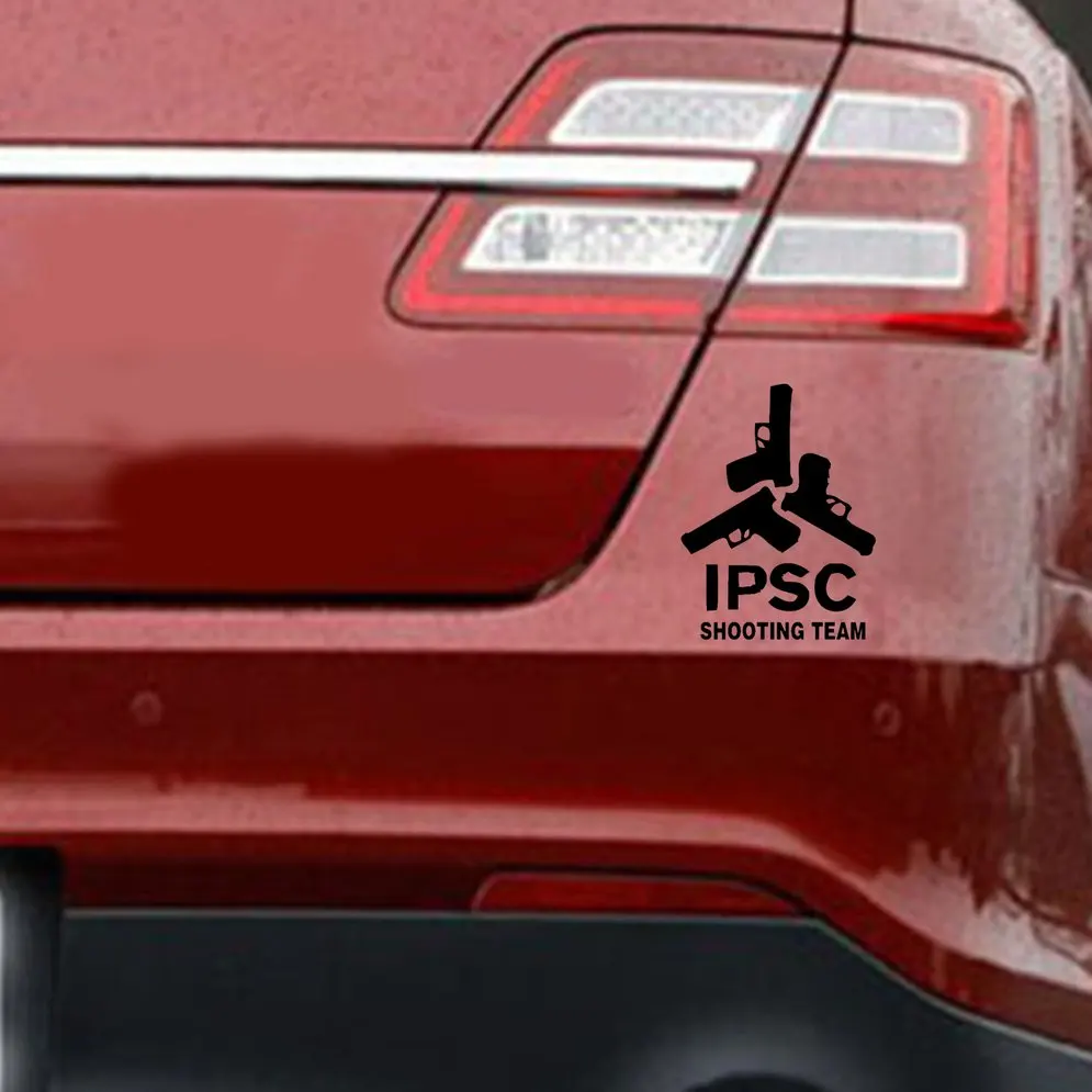 IPSC SHOOTING TEAM Cool Car Window Stickers Car Stickers International Shooting Union Stickers for Car Styling
IPSC SHOOTING TEAM Cool Car Window Stickers Car Stickers International Shooting Union Stickers for Car Styling