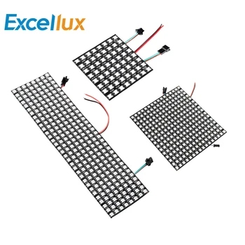 WS 2812 DC5V 8*8/16*16/8*32 LED Strip Individually Addressable Digital Flexible Pixel Screen LED Module LED Panel Chip
WS 2812 DC5V 8*8/16*16/8*32 LED Strip Individually Addressable Digital Flexible Pixel Screen LED Module LED Panel Chip